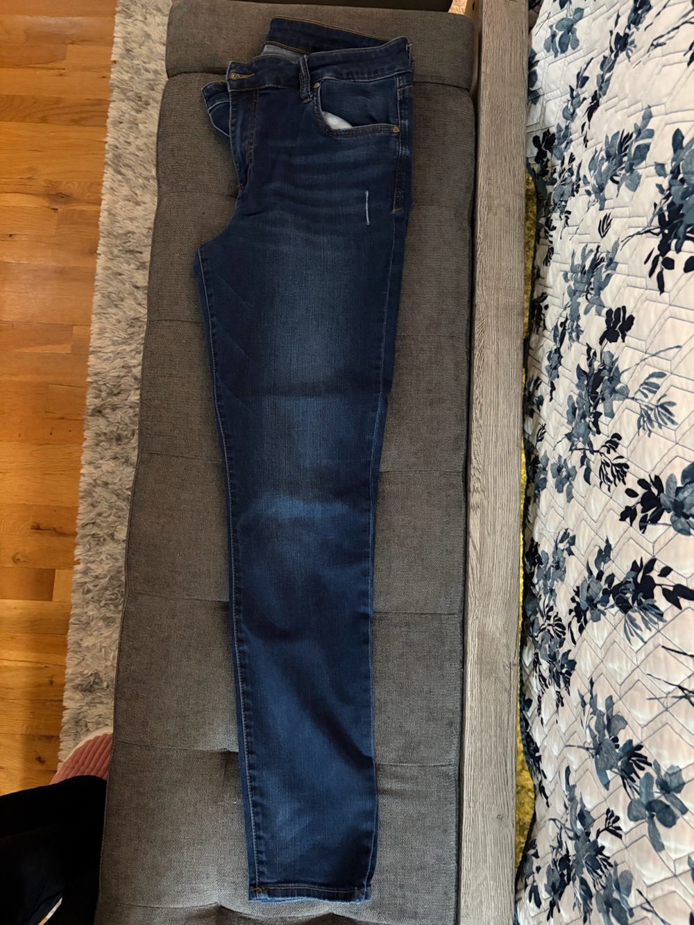 Kut from the Kloth Straight Leg Dark Blue Jeans